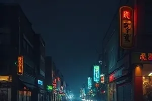 雾港来信剧照：雨夜港口的路灯与旧信箱