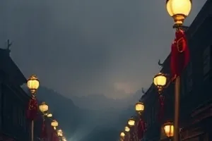 银色回廊剧照：被木板封死的老建筑走廊