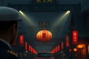雪线之上剧照：风雪中的科考营地帐篷